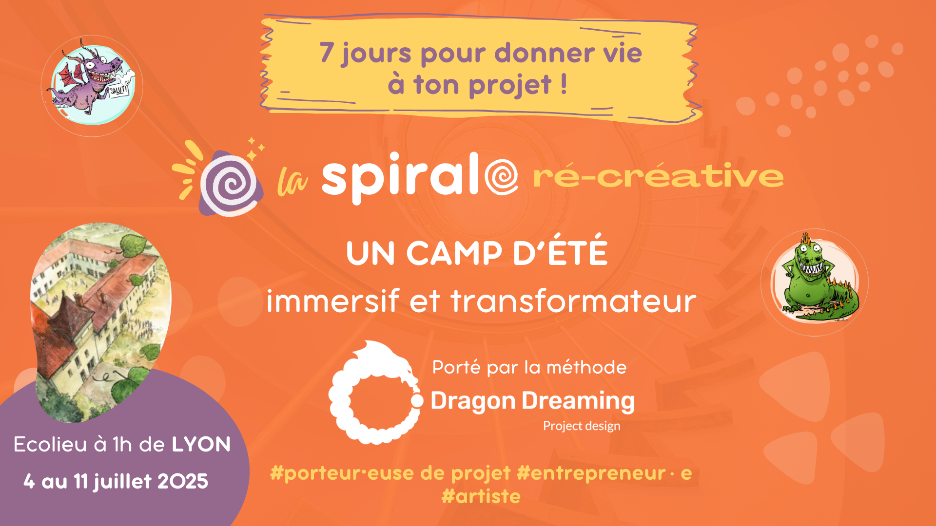Bannière site camp d'été spirale version du 090425